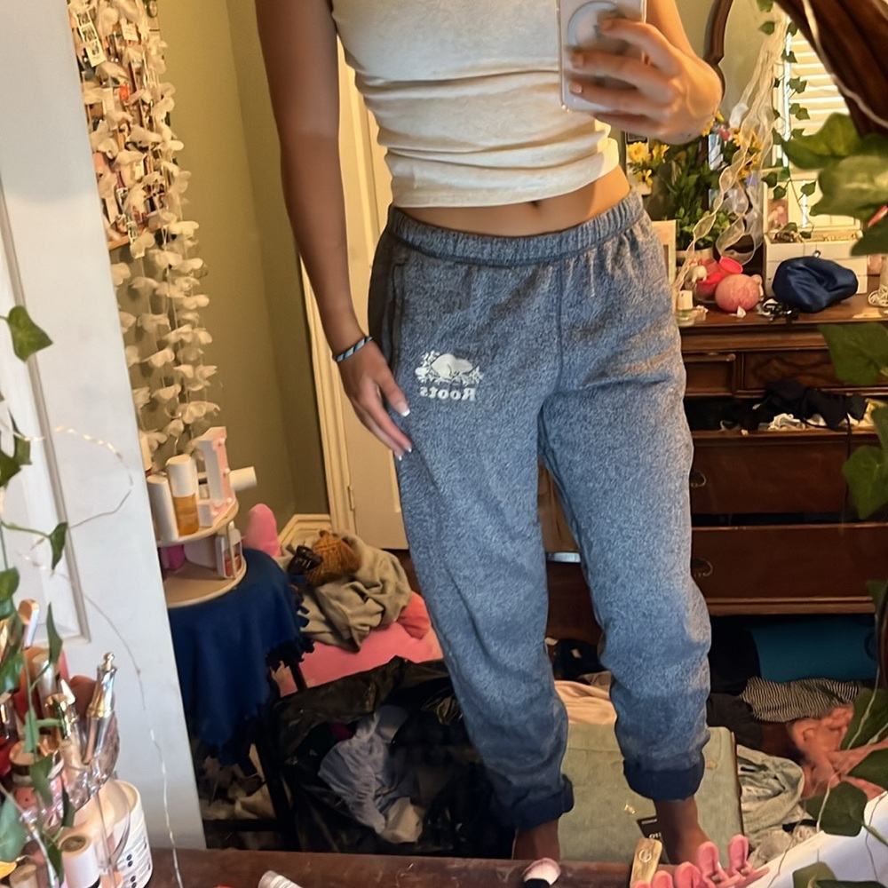 Roots Charcoal Blue Joggers